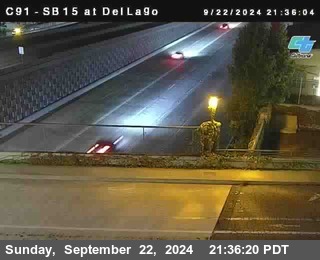 SB 15 at Del Lago bridge