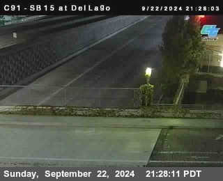 SB 15 at Del Lago bridge