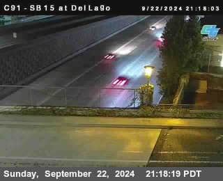 SB 15 at Del Lago bridge