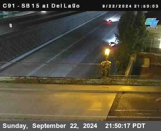 SB 15 at Del Lago bridge