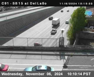 SB 15 at Del Lago bridge