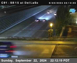 SB 15 at Del Lago bridge