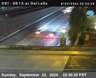 SB 15 at Del Lago bridge