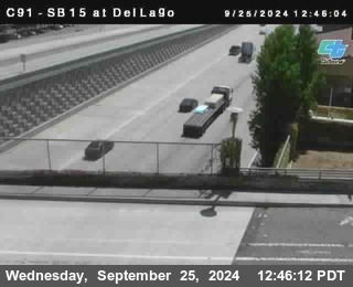 SB 15 at Del Lago bridge