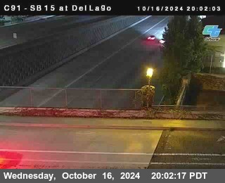 SB 15 at Del Lago bridge