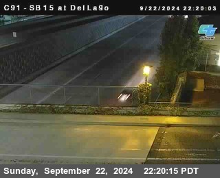 SB 15 at Del Lago bridge