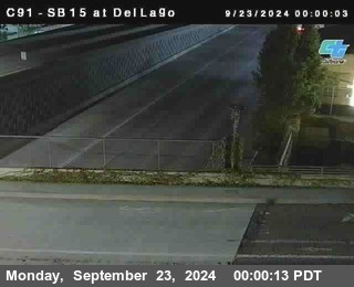 SB 15 at Del Lago bridge