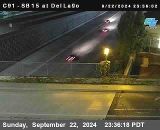 SB 15 at Del Lago bridge