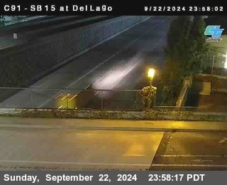 SB 15 at Del Lago bridge