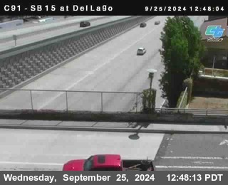 SB 15 at Del Lago bridge