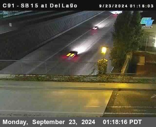 SB 15 at Del Lago bridge