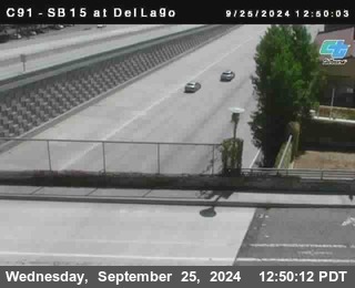 SB 15 at Del Lago bridge