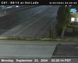 SB 15 at Del Lago bridge