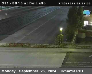 SB 15 at Del Lago bridge