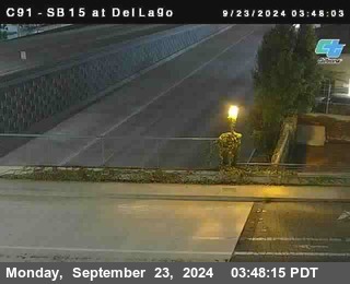 SB 15 at Del Lago bridge