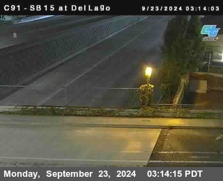 SB 15 at Del Lago bridge