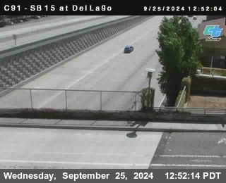 SB 15 at Del Lago bridge