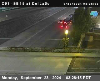 SB 15 at Del Lago bridge