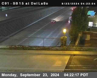 SB 15 at Del Lago bridge