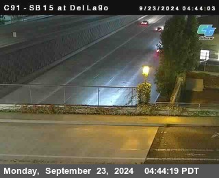 SB 15 at Del Lago bridge