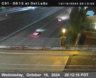 SB 15 at Del Lago bridge