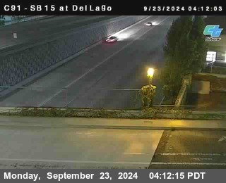 SB 15 at Del Lago bridge