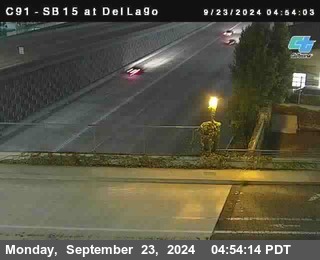 SB 15 at Del Lago bridge