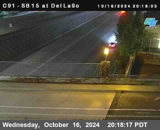 SB 15 at Del Lago bridge