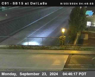 SB 15 at Del Lago bridge