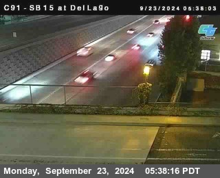 SB 15 at Del Lago bridge