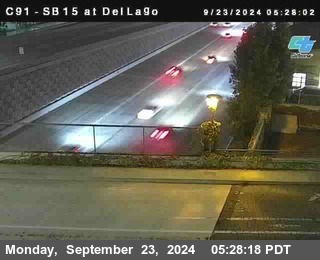 SB 15 at Del Lago bridge