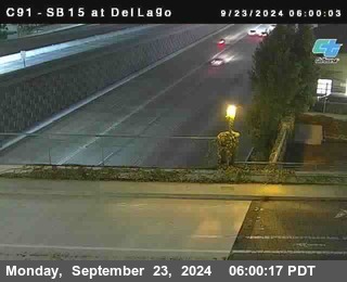 SB 15 at Del Lago bridge