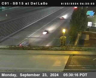 SB 15 at Del Lago bridge