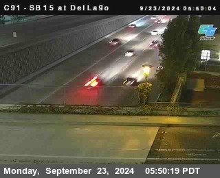 SB 15 at Del Lago bridge