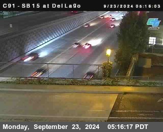 SB 15 at Del Lago bridge