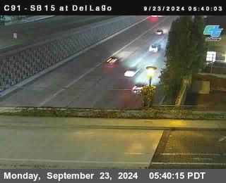 SB 15 at Del Lago bridge