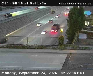 SB 15 at Del Lago bridge