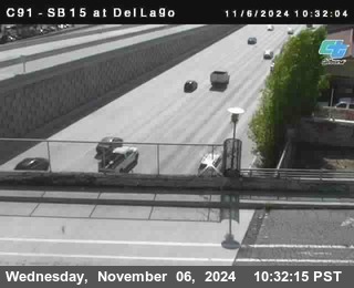 SB 15 at Del Lago bridge