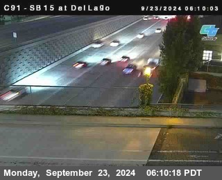 SB 15 at Del Lago bridge