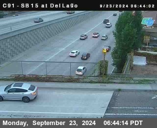 SB 15 at Del Lago bridge