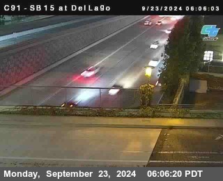 SB 15 at Del Lago bridge