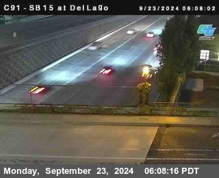 SB 15 at Del Lago bridge