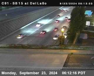 SB 15 at Del Lago bridge