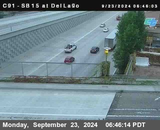 SB 15 at Del Lago bridge