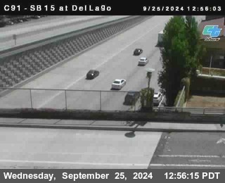 SB 15 at Del Lago bridge