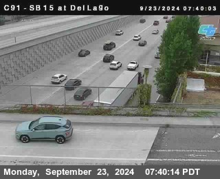 SB 15 at Del Lago bridge