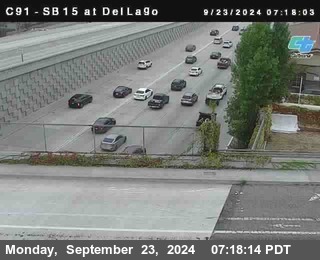 SB 15 at Del Lago bridge