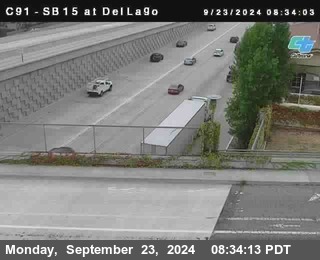 SB 15 at Del Lago bridge