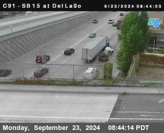 SB 15 at Del Lago bridge