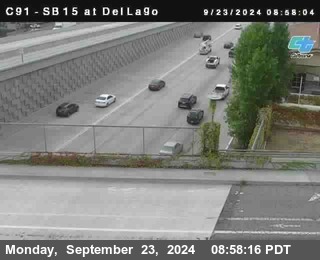 SB 15 at Del Lago bridge